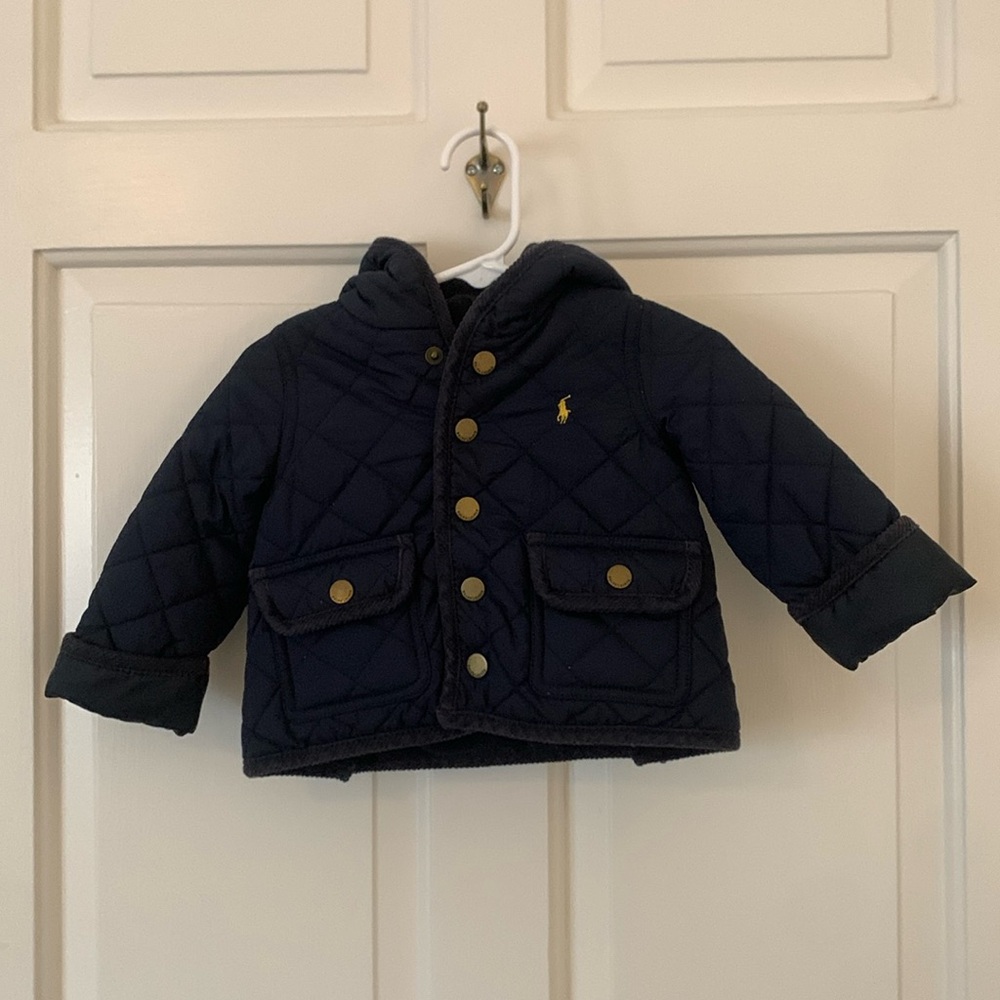 Infant Ralph Lauren quilted coat